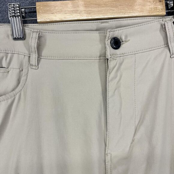 Kenneth Cole New York Pants Mens 36x30 Khaki Stretch 5-Pocket Casual Travel - Picture 5 of 16